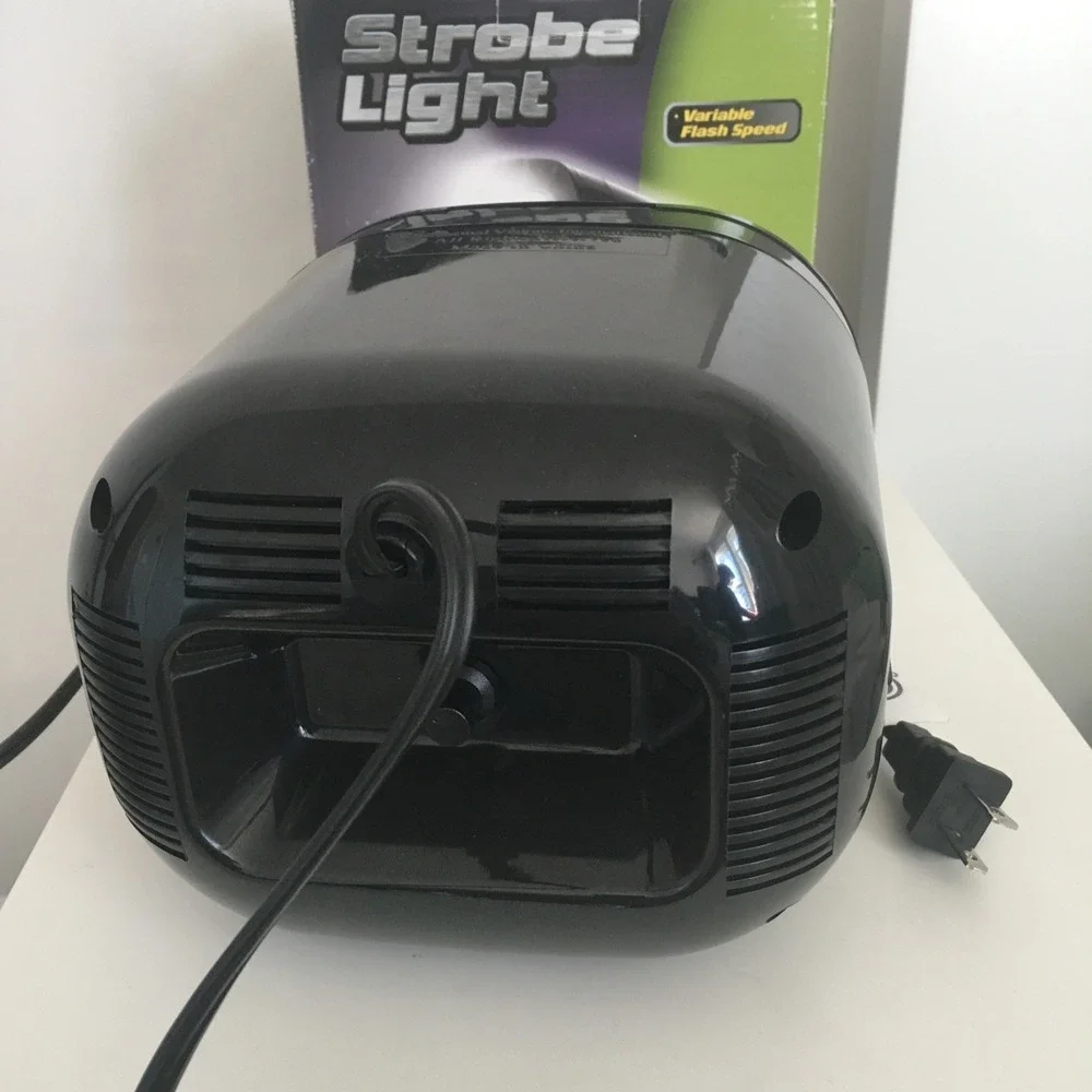 Vintage 1990s Flashing Dance Adjustable Strobe Light Tested‎ Works Missing Stand